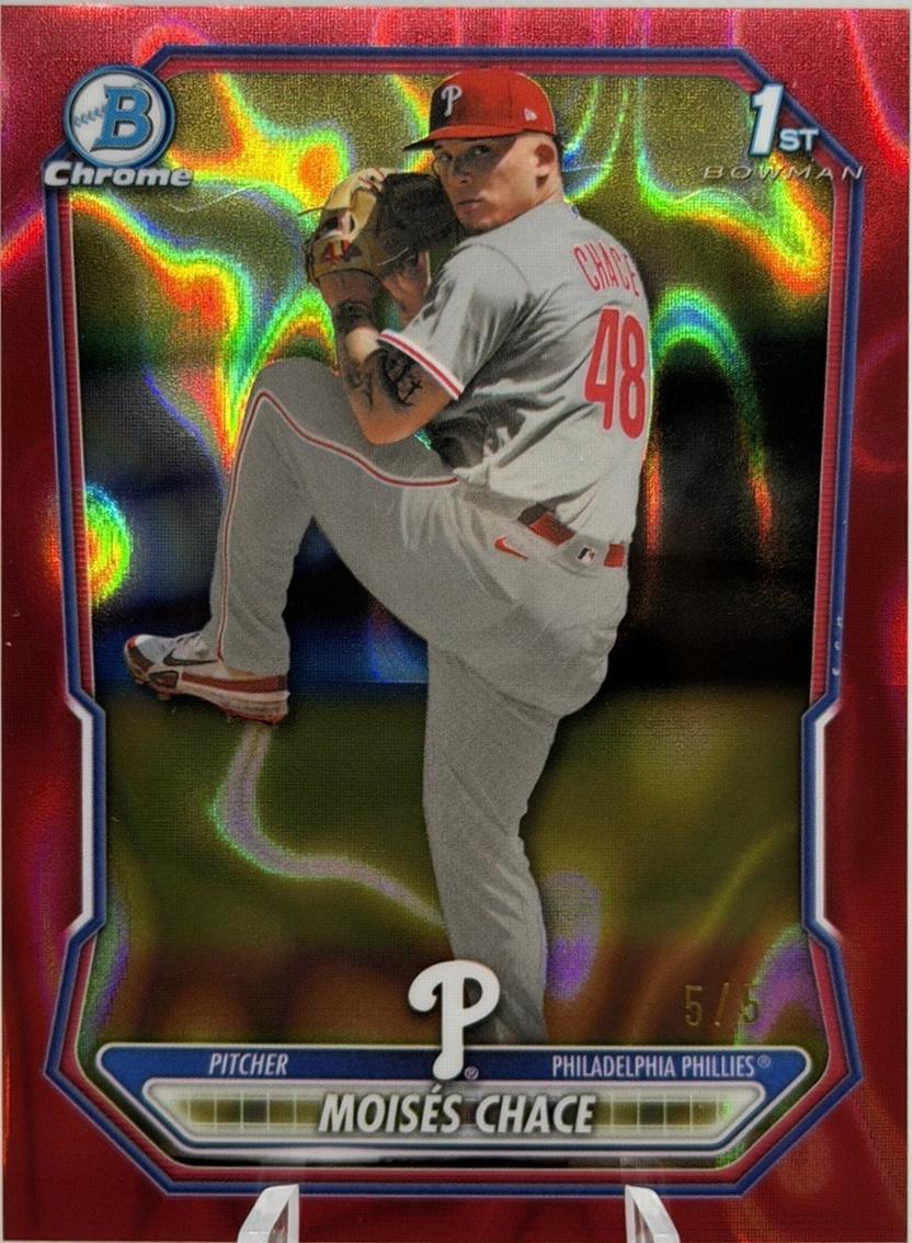 Moises Chace [Red Lava Refractor] #BCP-36