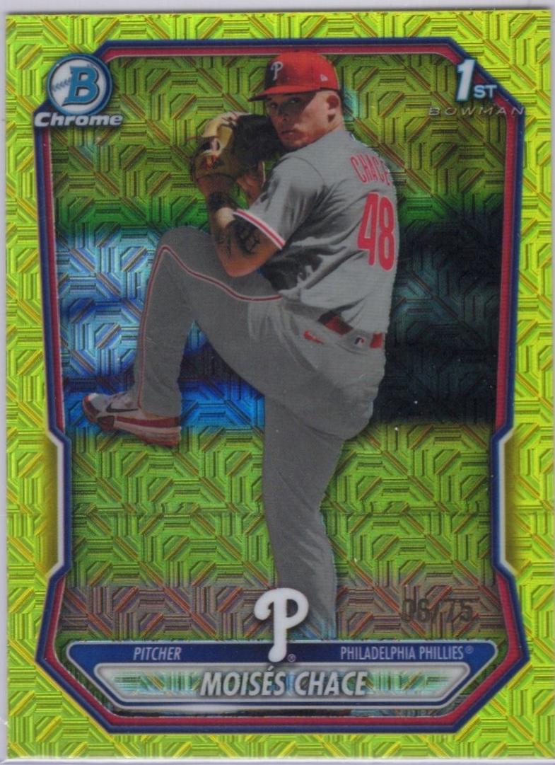 Moises Chace [Yellow Mojo Refractor] #BCP-36