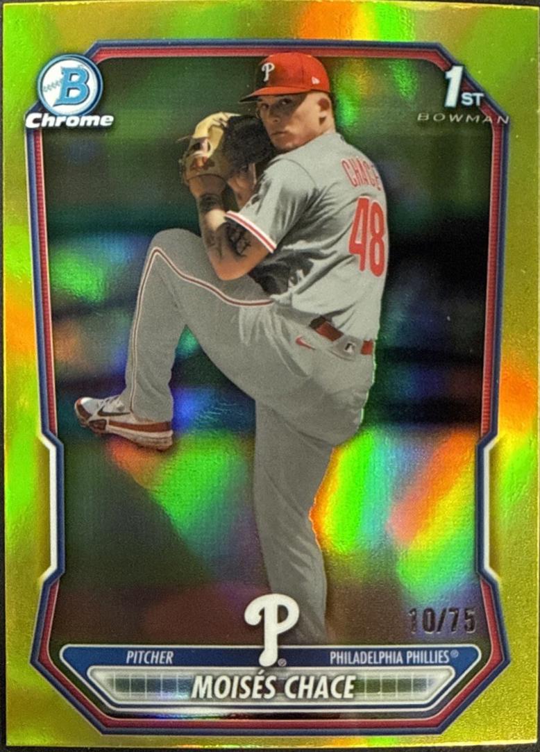 Moises Chace [Yellow Refractor] #BCP-36