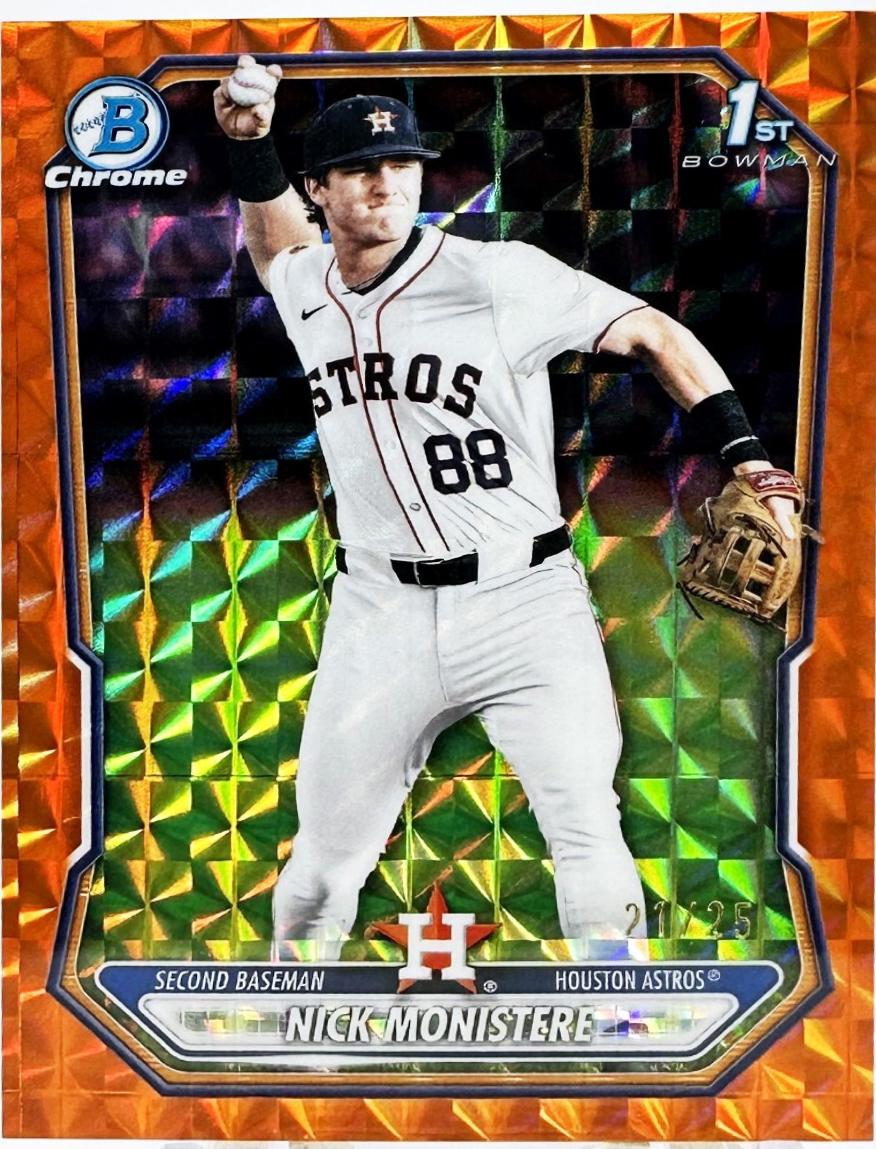 Nick Monistere [Orange Geometric Refractor] #BCP-103