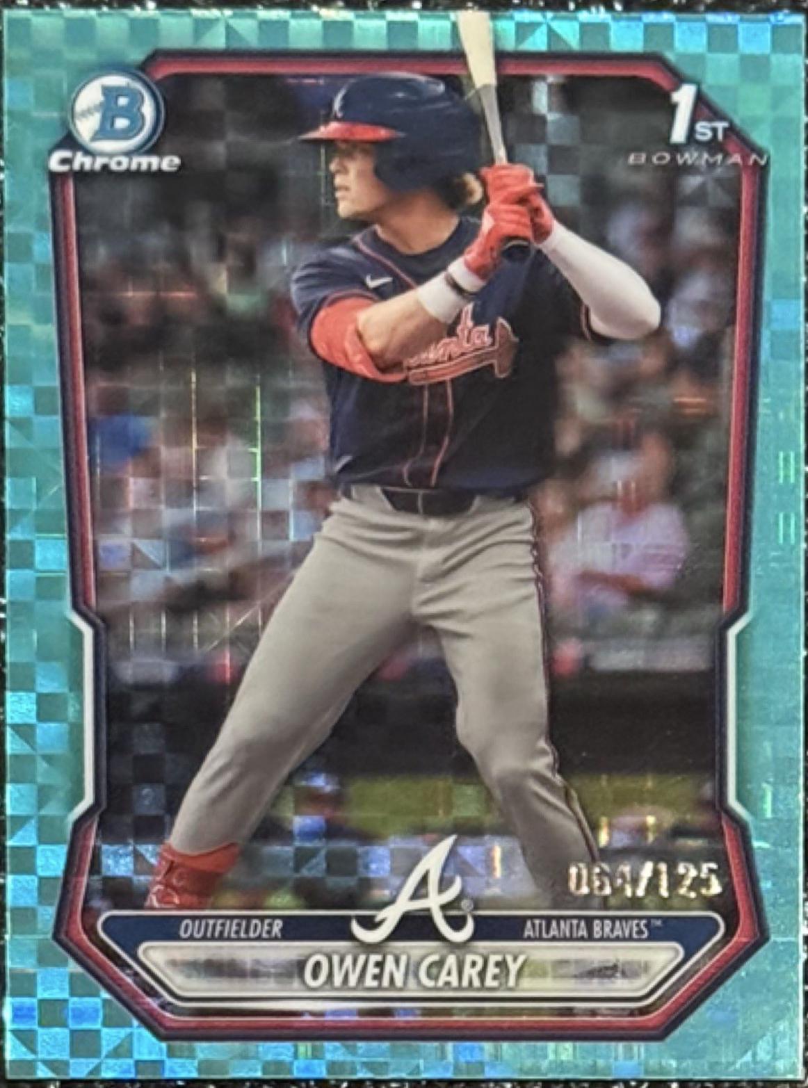 Owen Carey [Aqua X-Fractor Refractor] #BCP-69