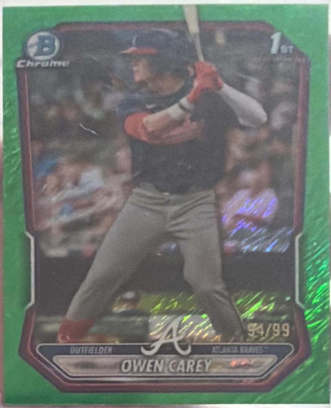 Owen Carey [Green Grass Refractor] #BCP-69