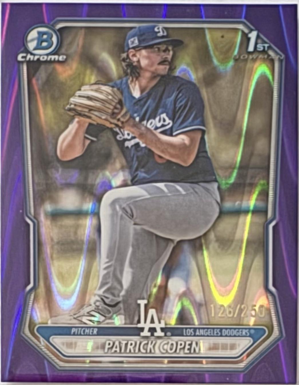 Patrick Copen [Purple Geometric Refractor] #BCP-138
