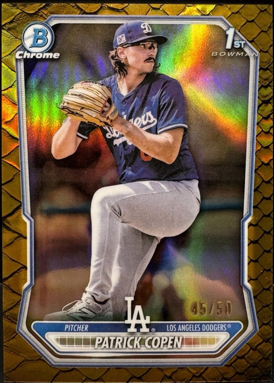 Patrick Copen [Reptilian Gold Refractor] #BCP-138