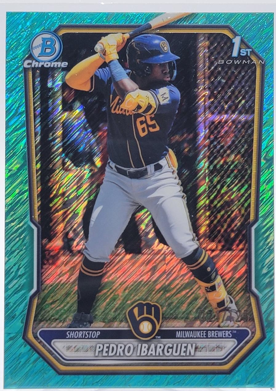 Pedro Ibarguen [Aqua Shimmer Refractor] #BCP-140