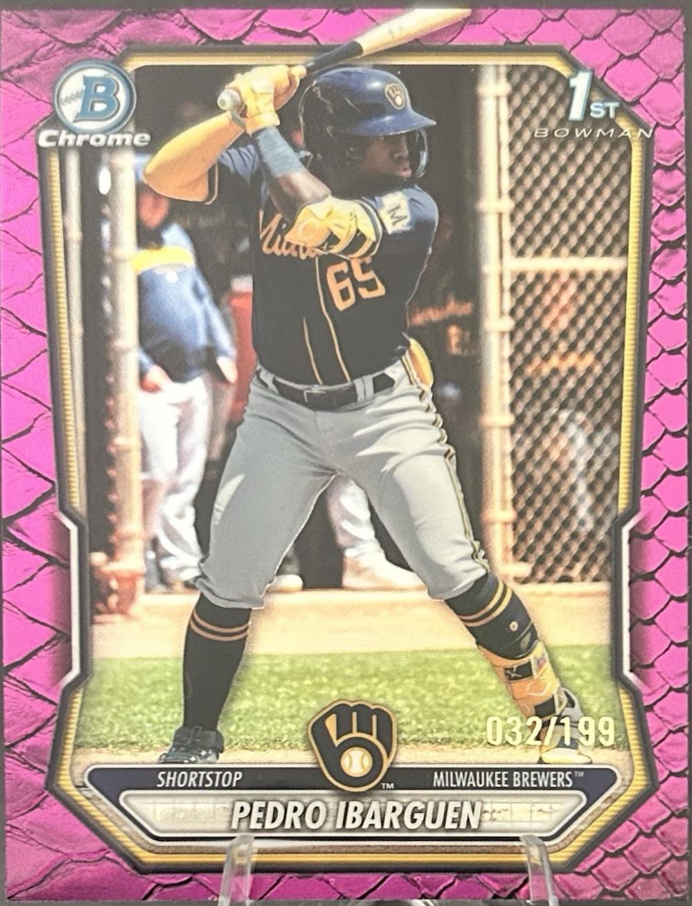 Pedro Ibarguen [Reptilian Fuchsia Refractor] #BCP-140