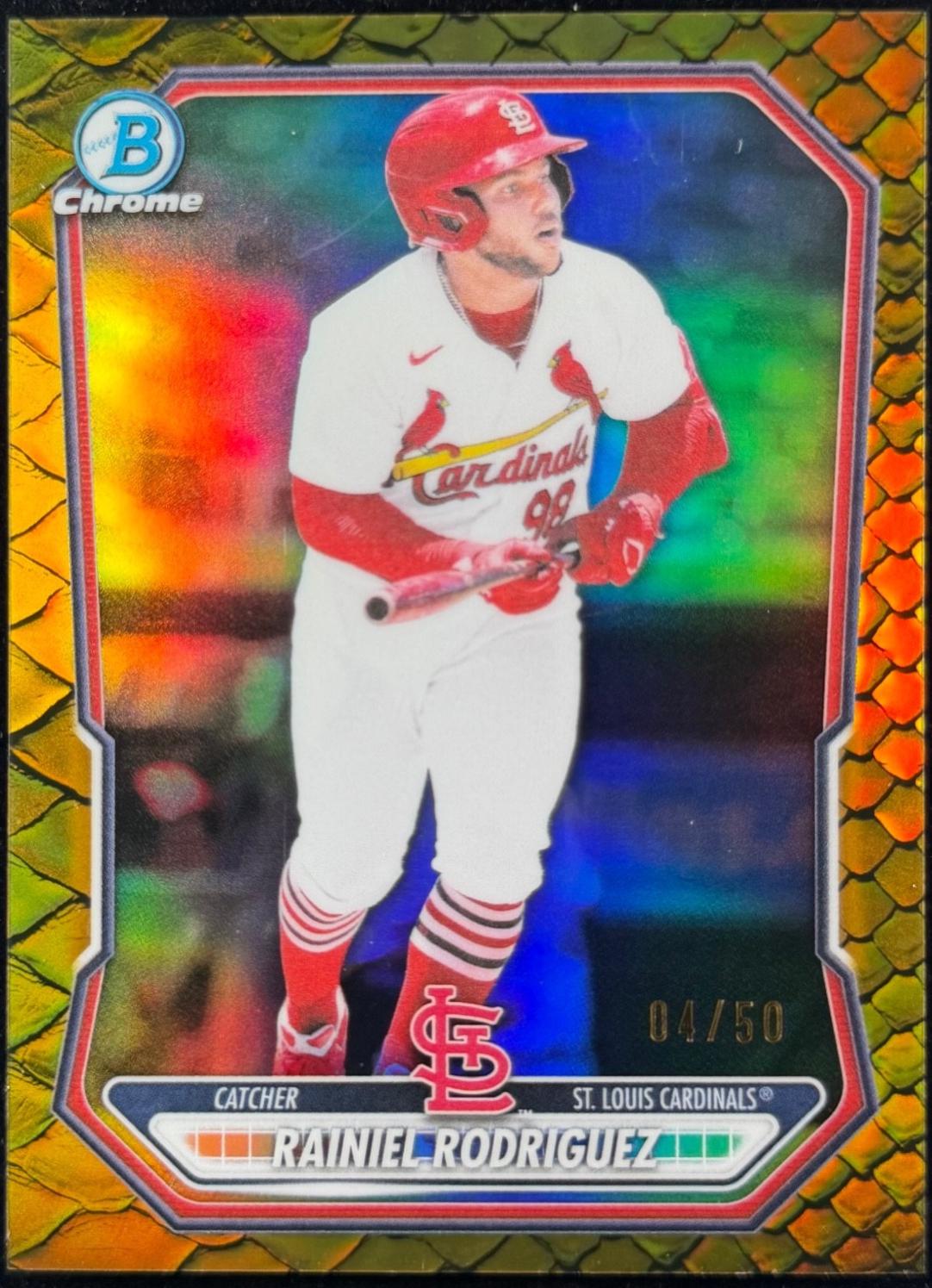 Rainiel Rodriguez [Reptilian Gold Refractor] #BCP-54