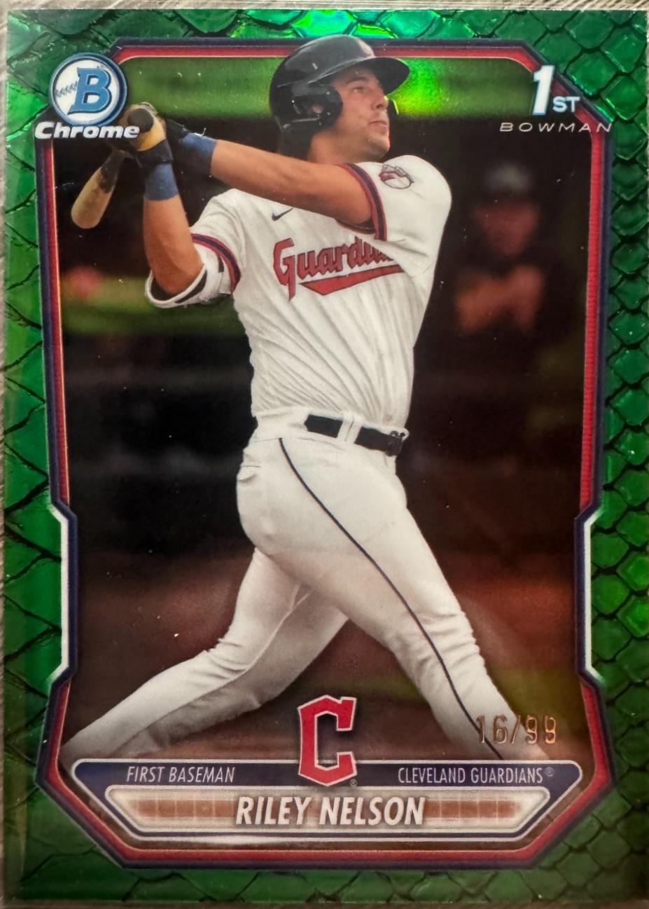 Riley Nelson [Green Reptilian Refractor] #BCP-124