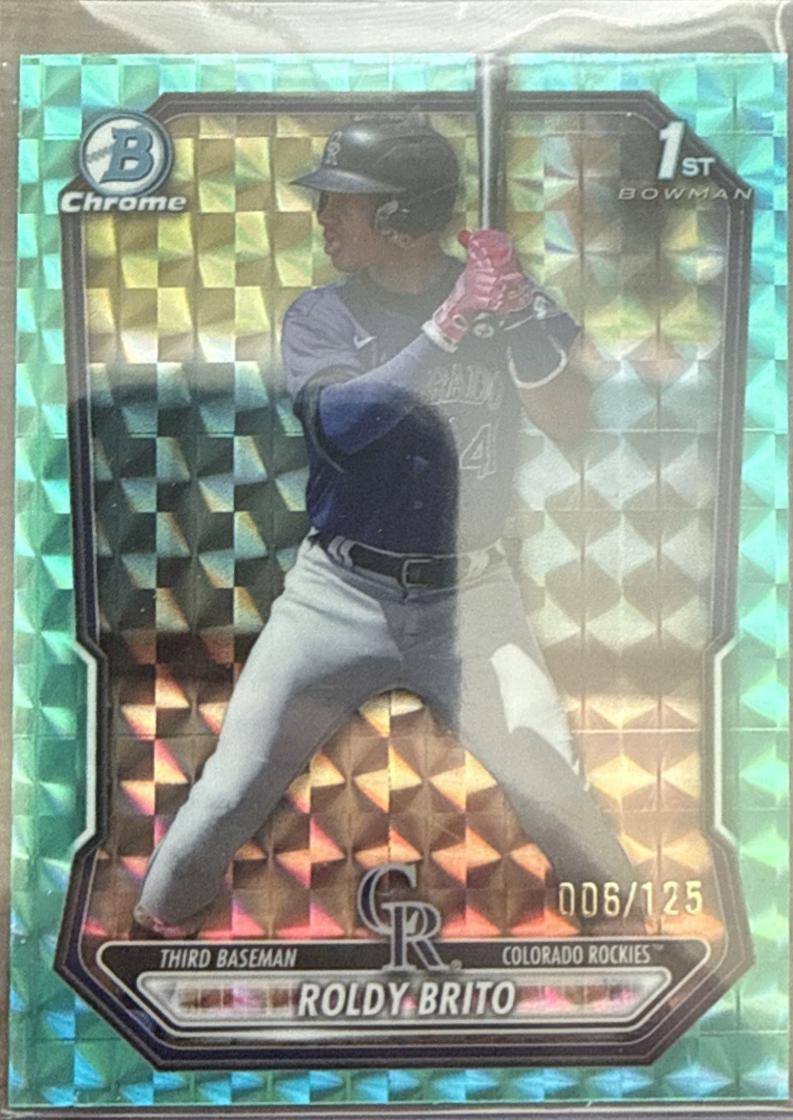 Roldy Brito [Aqua X-Fractor Refractor] #BCP-21