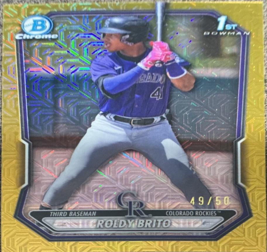 Roldy Brito [Gold Mojo Refractor] #BCP-21