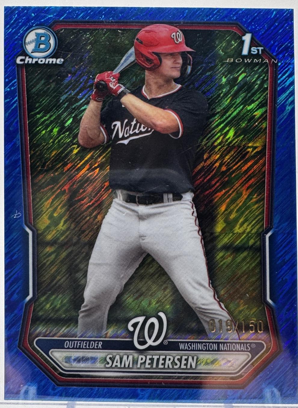 Sam Petersen [Blue Shimmer Refractor] #BCP-122
