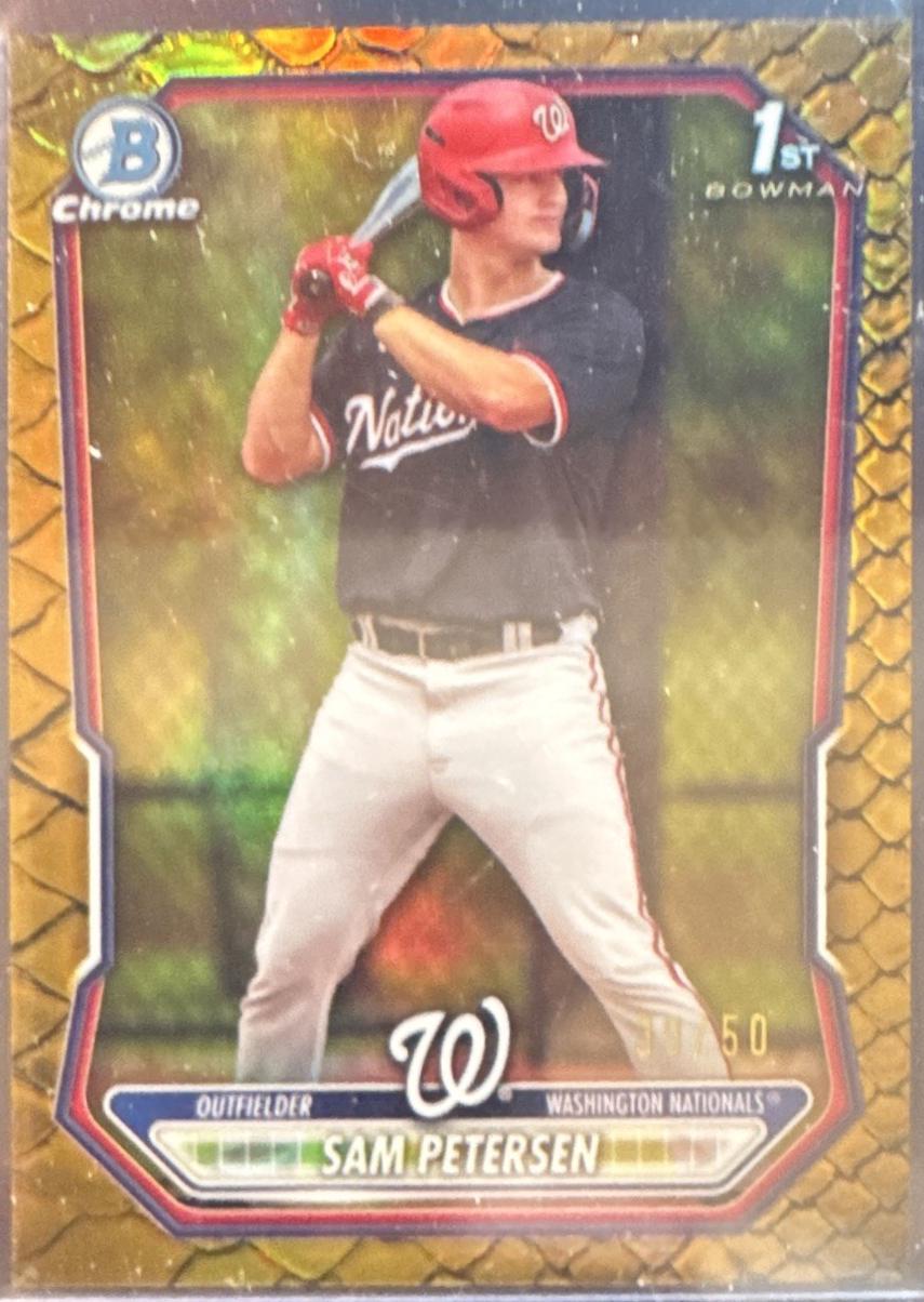 Sam Petersen [Gold Geometric Refractor] #BCP-122