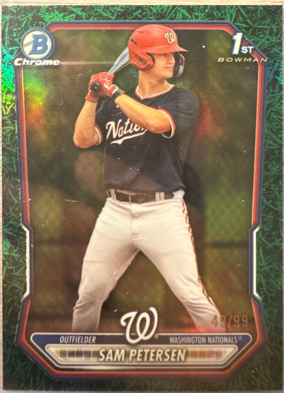 Sam Petersen [Green Grass Refractor] #BCP-122