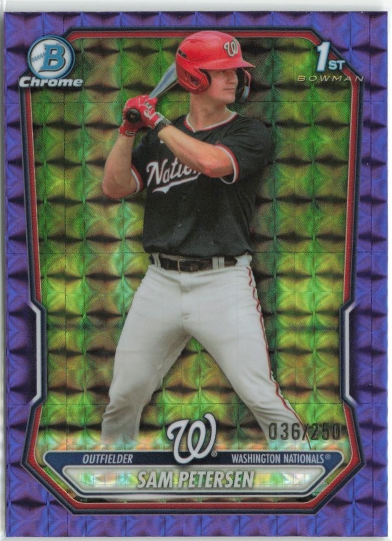 Sam Petersen [Purple Geometric Refractor] #BCP-122