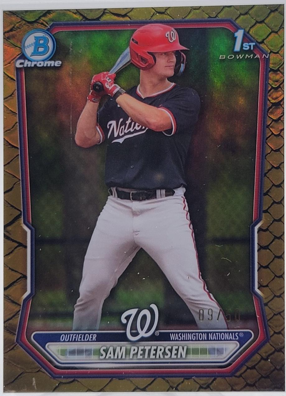 Sam Petersen [Reptilian Gold Refractor] #BCP-122