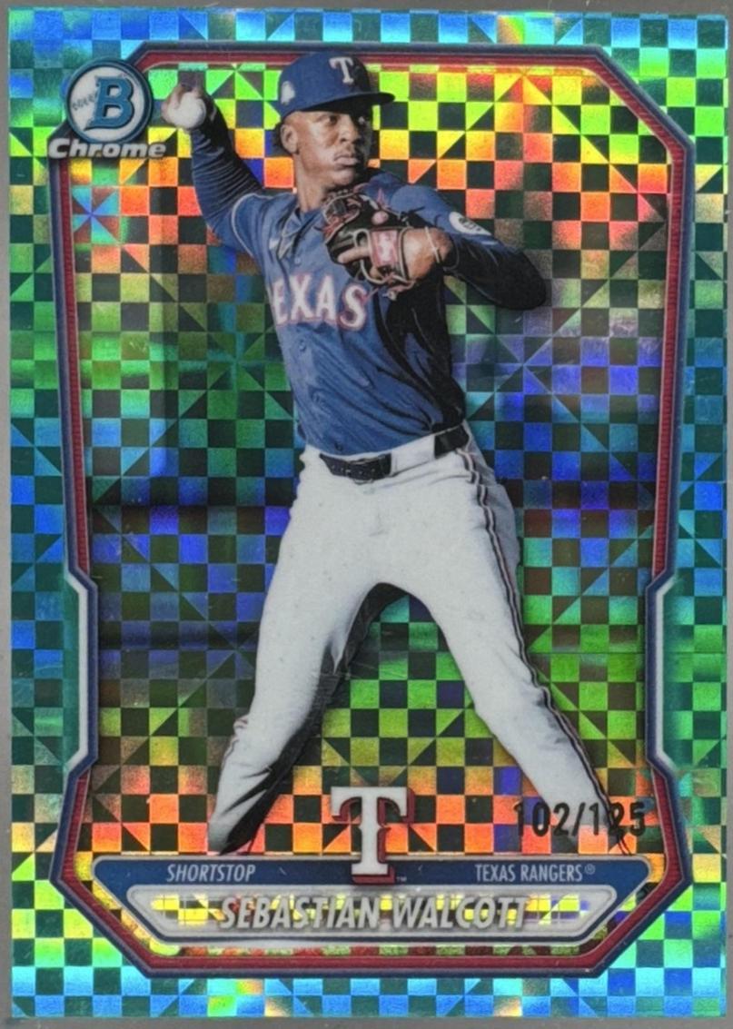 Sebastian Walcott [Aqua X-Fractor Refractor] #BCP-51