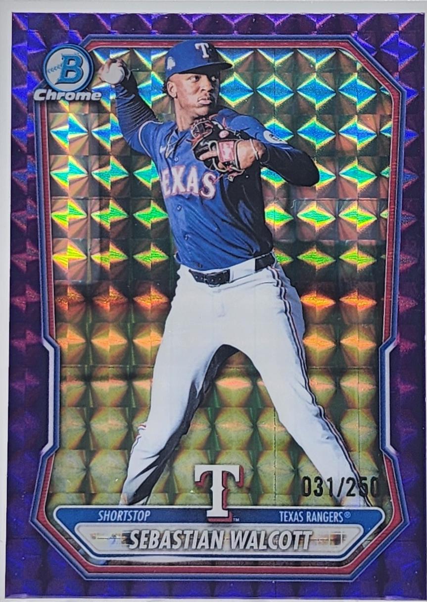 Sebastian Walcott [Purple Geometric Refractor] #BCP-51