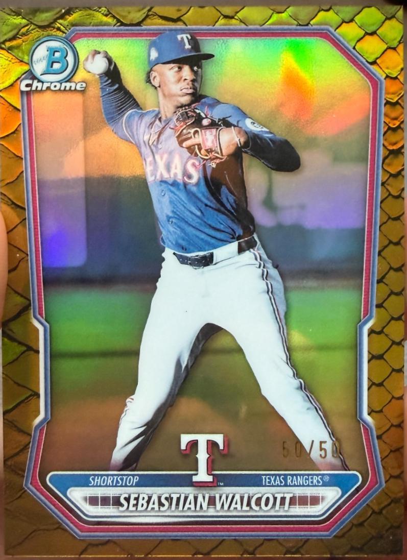 Sebastian Walcott [Reptilian Gold Refractor] #BCP-51