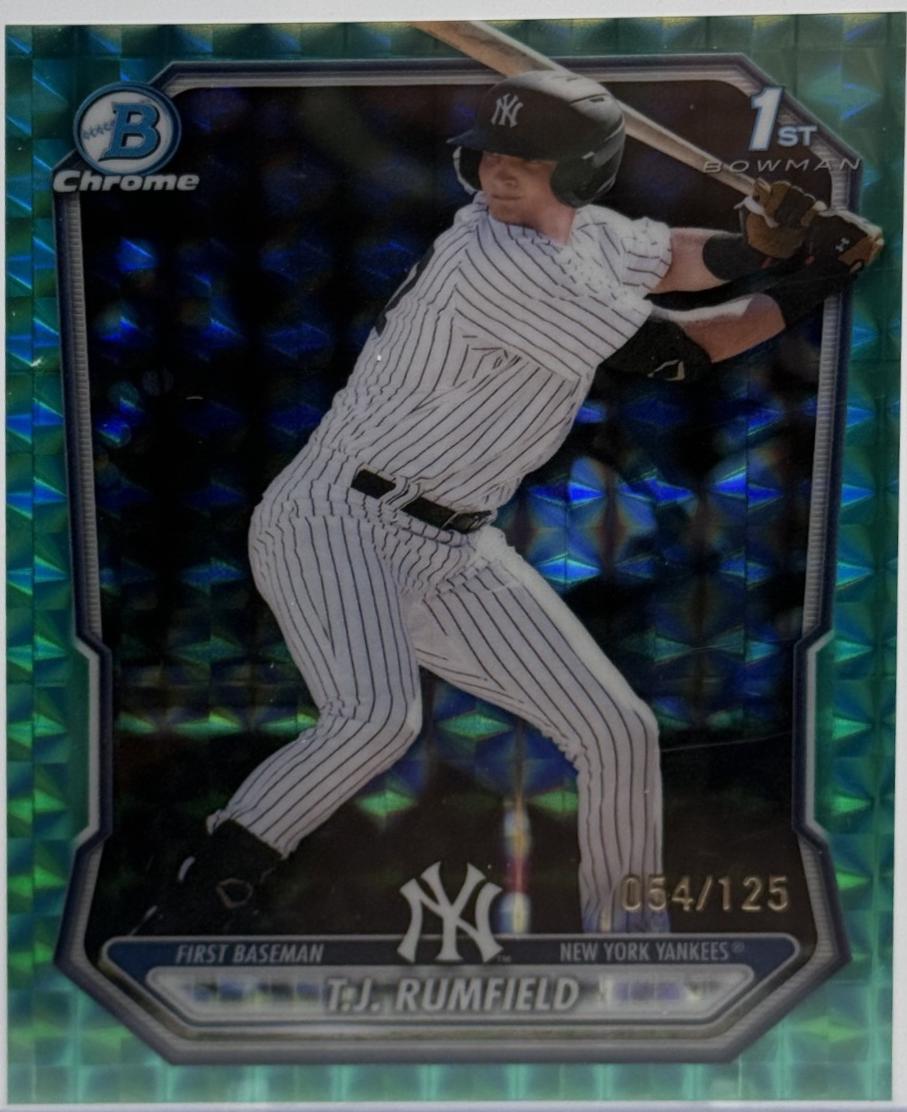 T.J. Rumfield [Aqua Geometric Refractor] #BCP-134