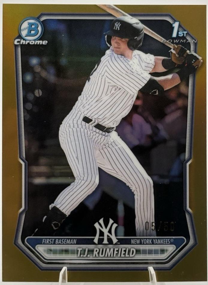 T.J. Rumfield [Gold Geometric Refractor] #BCP-134