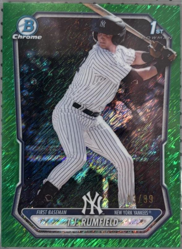 T.J. Rumfield [Green Shimmer Refractor] #BCP-134