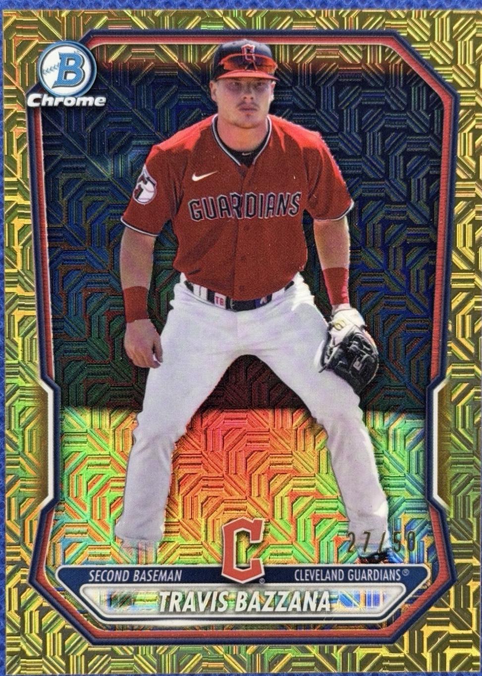 Travis Bazzana [Gold Mojo Refractor] #BCP-35