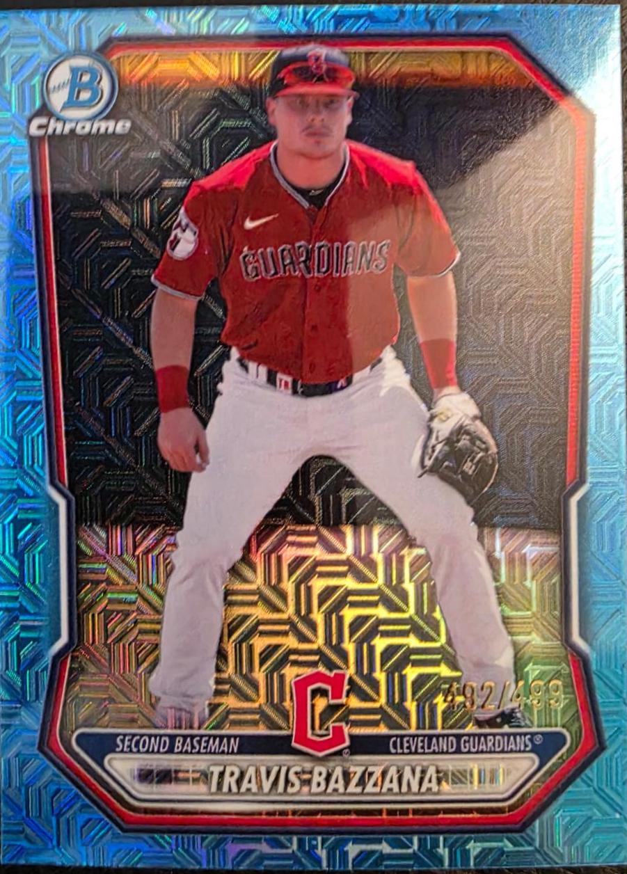 Travis Bazzana [Sky Blue Mojo Refractor] #BCP-35