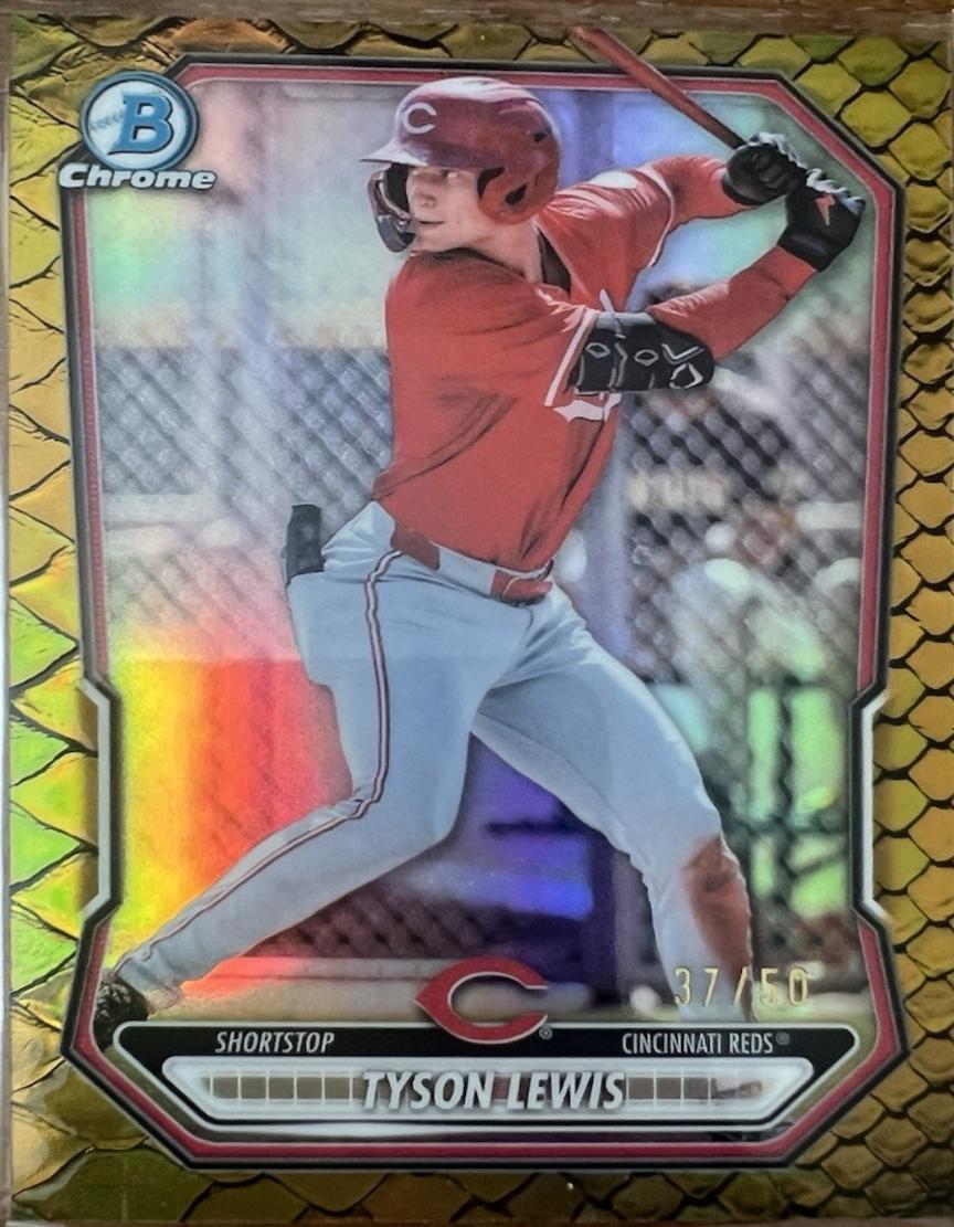 Tyson Lewis [Reptilian Gold Refractor] #BCP-5