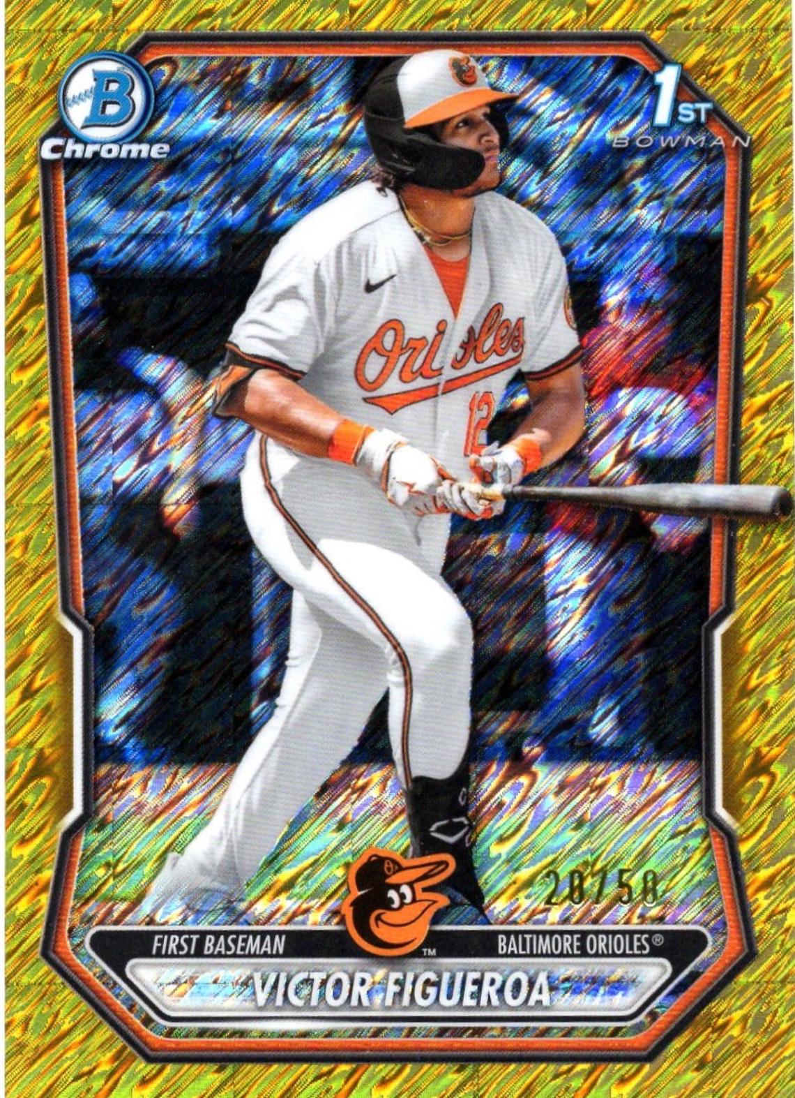 Victor Figueroa [Gold Shimmer Refractor] #BCP-117