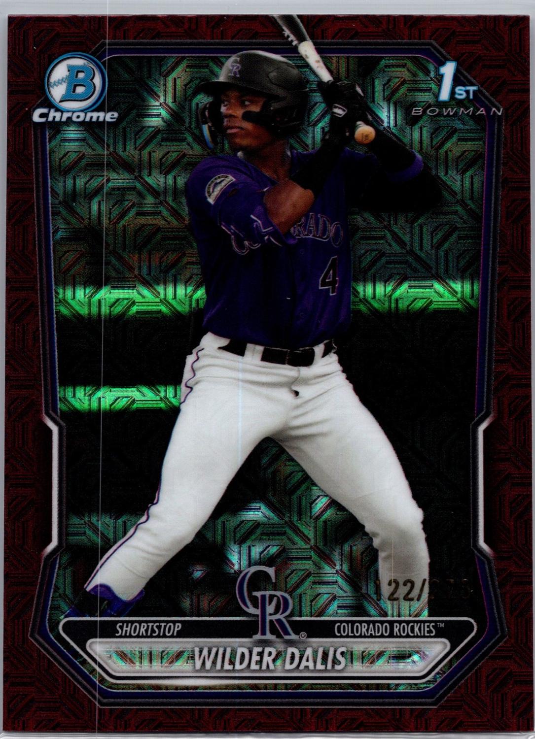 Wilder Dalis [Burgundy Mojo Refractor] #BCP-150