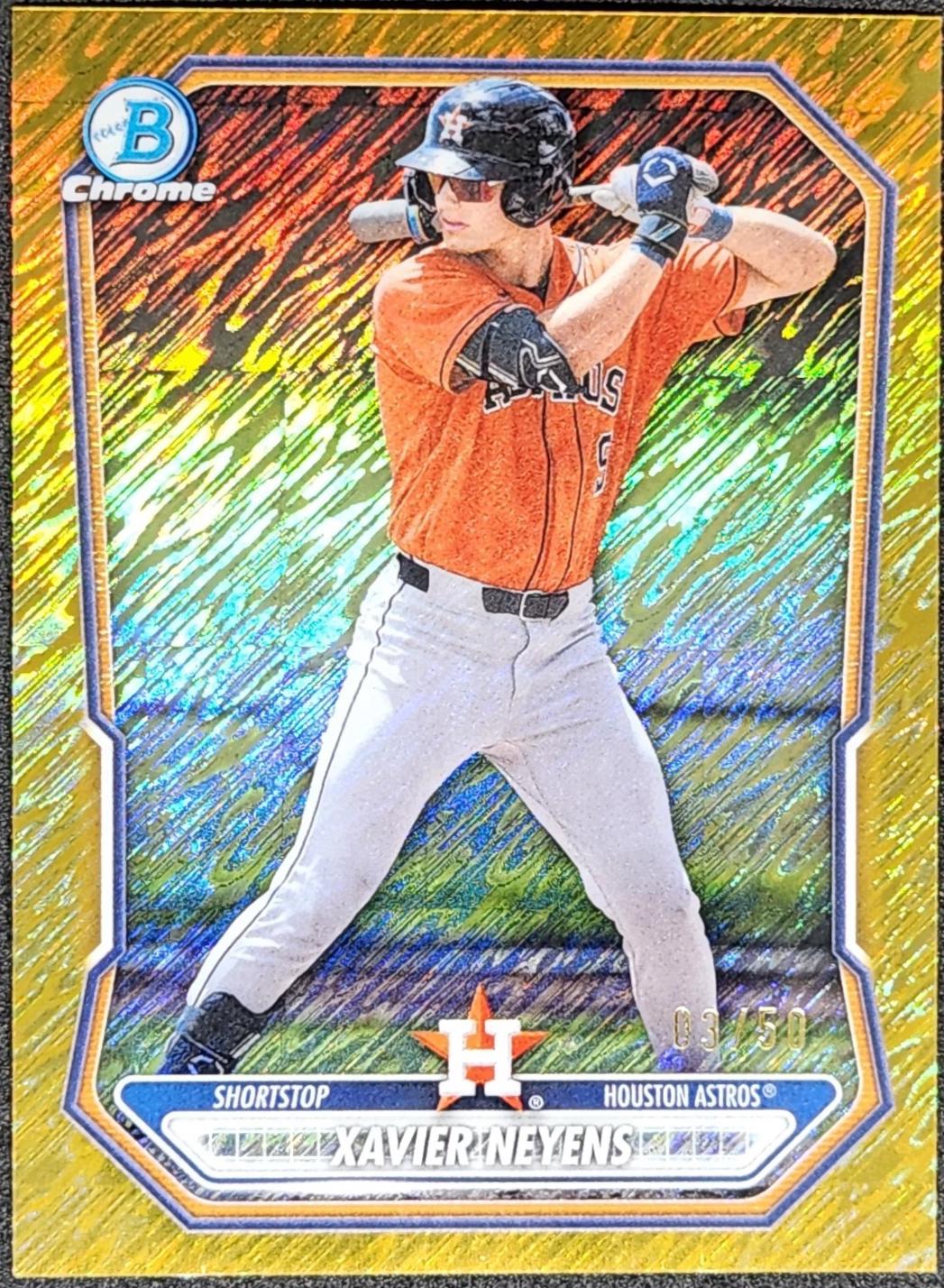 Xavier Neyens [Gold Shimmer Refractor] #BCP-133