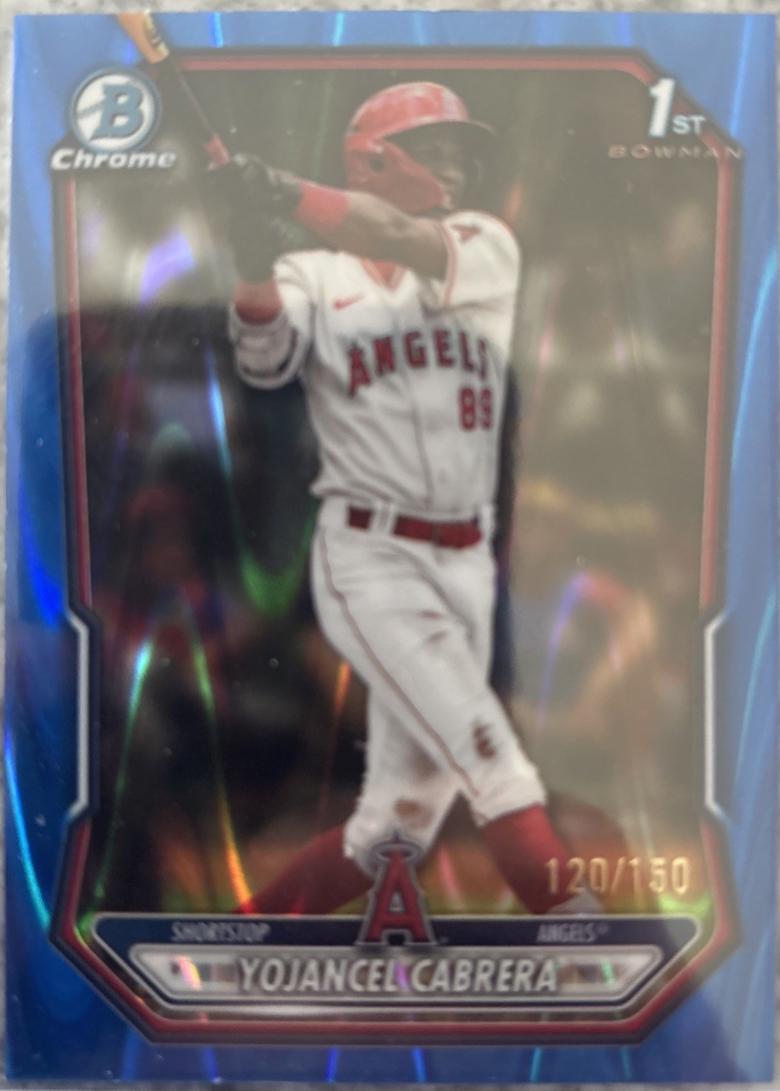 Yojancel Cabrera [Blue RayWave Refractor] #BCP-3