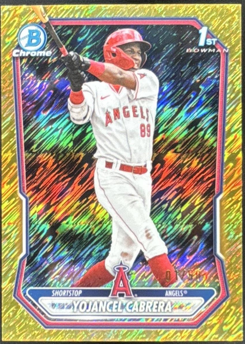 Yojancel Cabrera [Gold Shimmer Refractor] #BCP-3