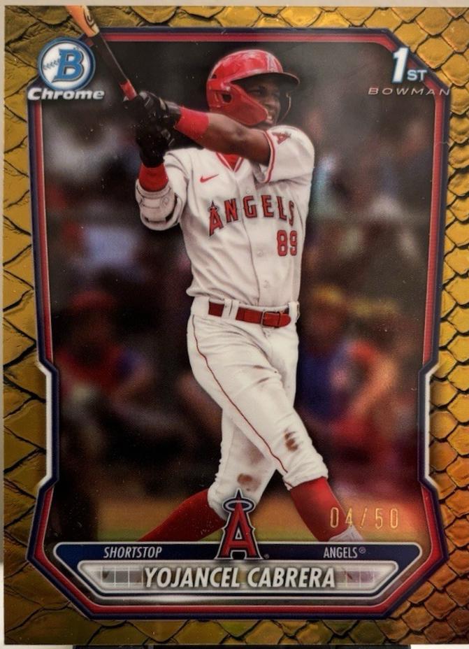 Yojancel Cabrera [Reptilian Gold Refractor] #BCP-3