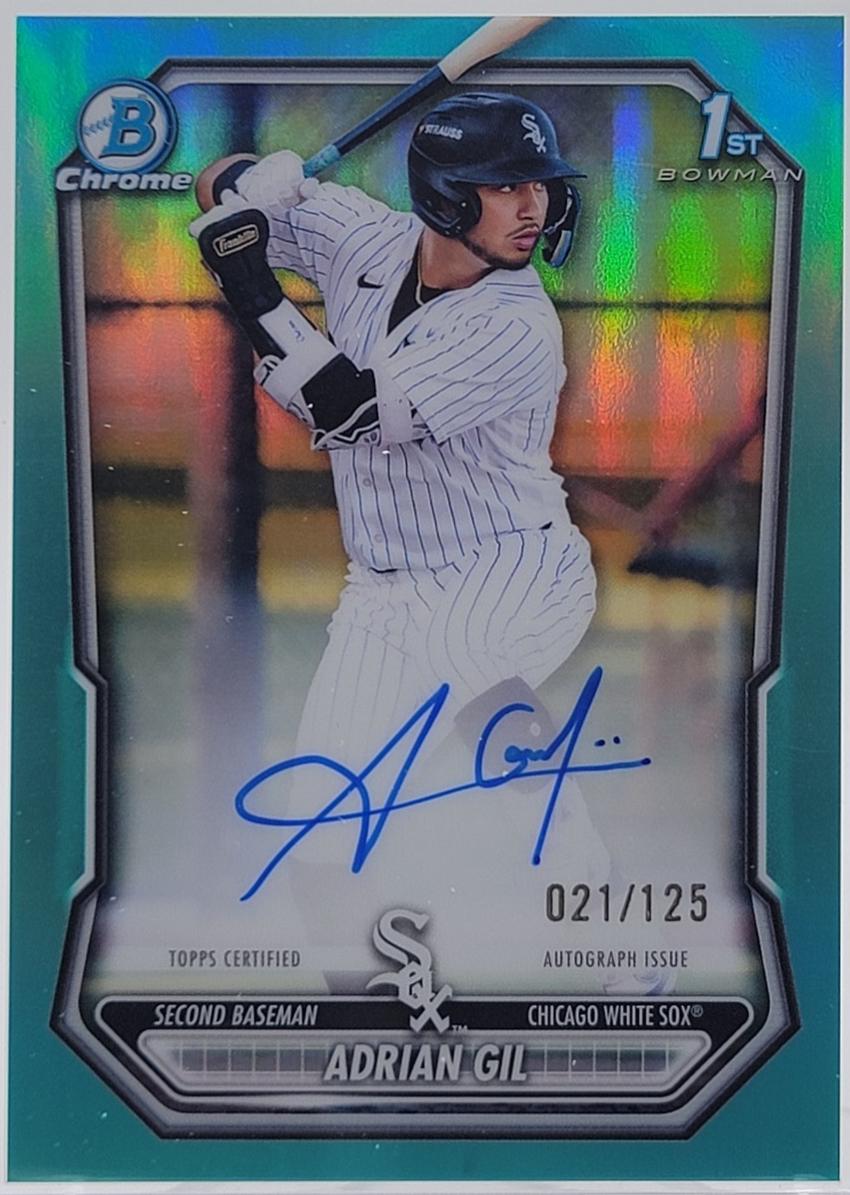 Adrian Gil [Aqua Refractor] #CPA-AG