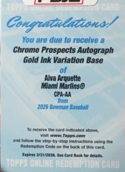 Aiva Arquette [Gold Ink] #CPA-AA