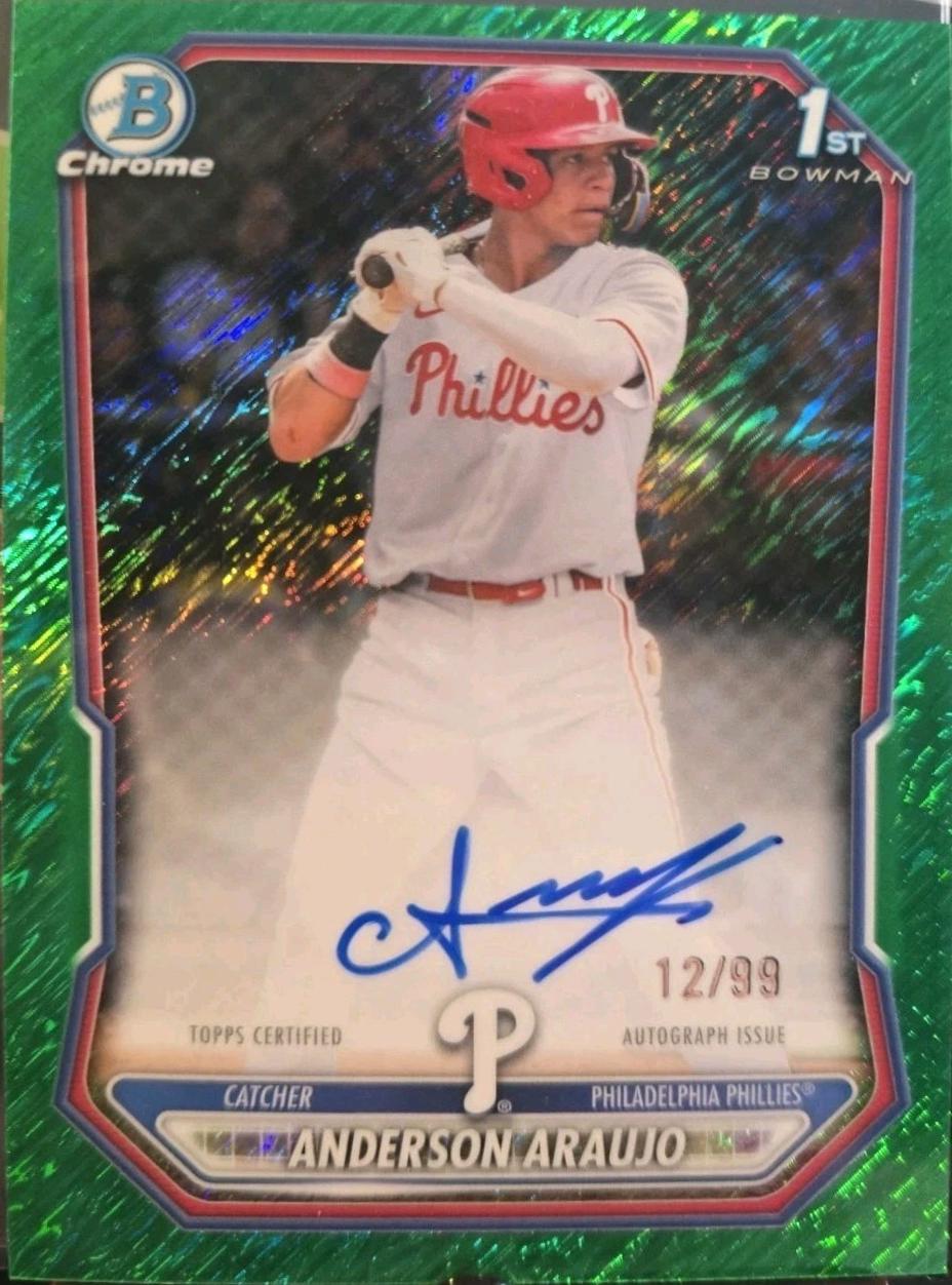 Anderson Araujo [Green Shimmer Refractor] #CPA-ANA
