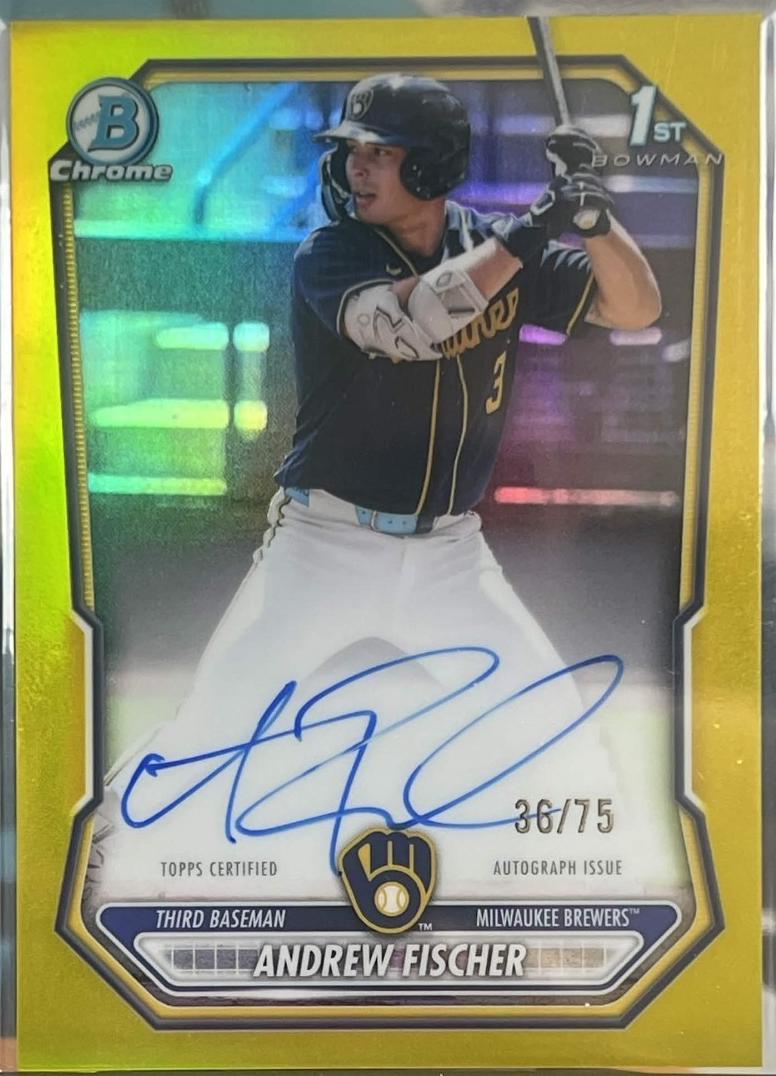 Andrew Fischer [Yellow Refractor] #CPA-AF