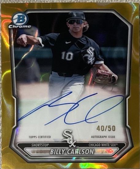 Billy Carlson [Gold Lava Refractor] #CPA-BC