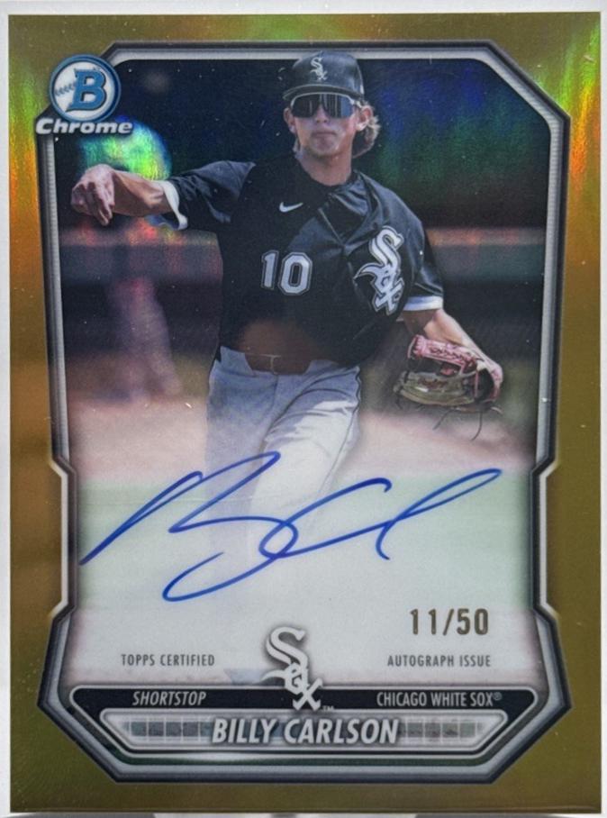 Billy Carlson [Gold Refractor] #CPA-BC