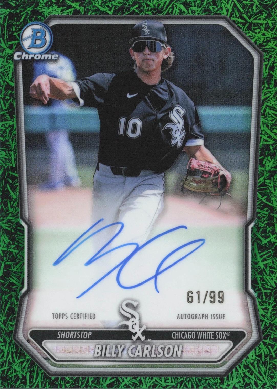 Billy Carlson [Green Grass Refractor] #CPA-BC