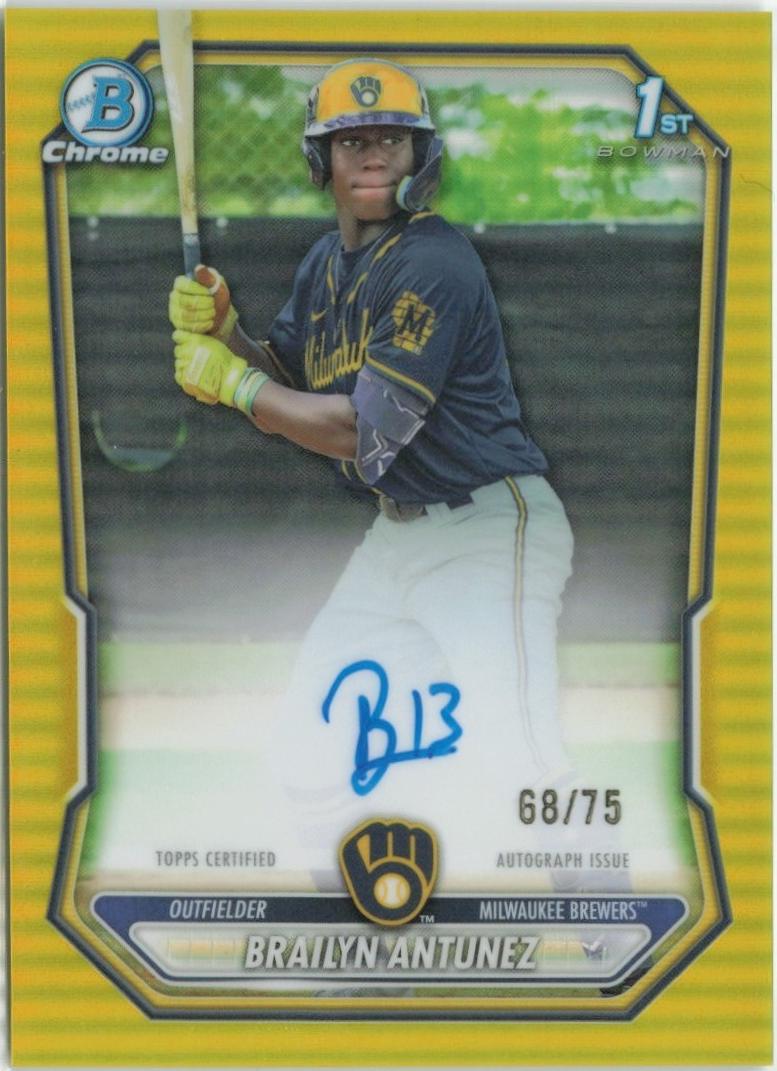 Brailyn Antunez [Yellow Refractor] #CPA-BA