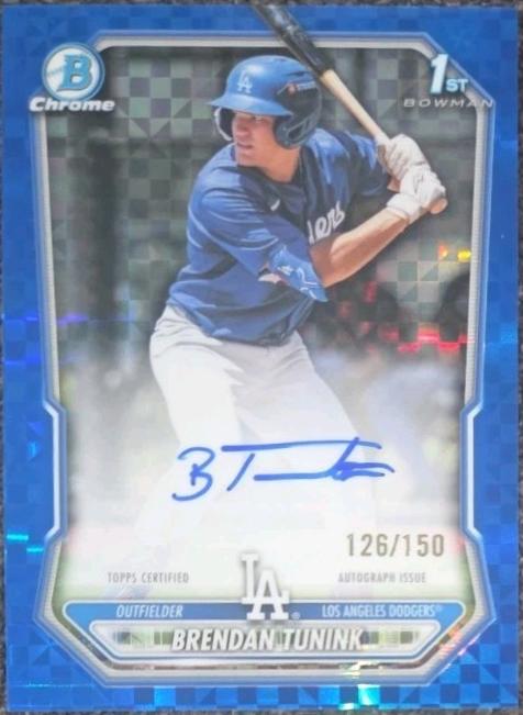 Brendan Tunink [Blue X-Fractor] #CPA-BT