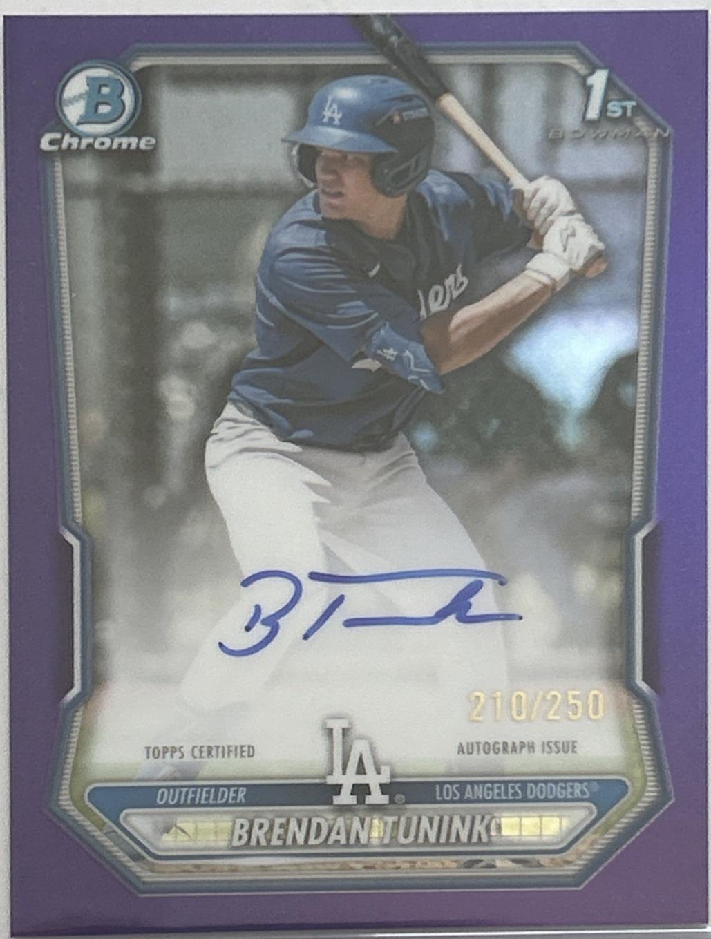 Brendan Tunink [Purple Refractor] #CPA-BT