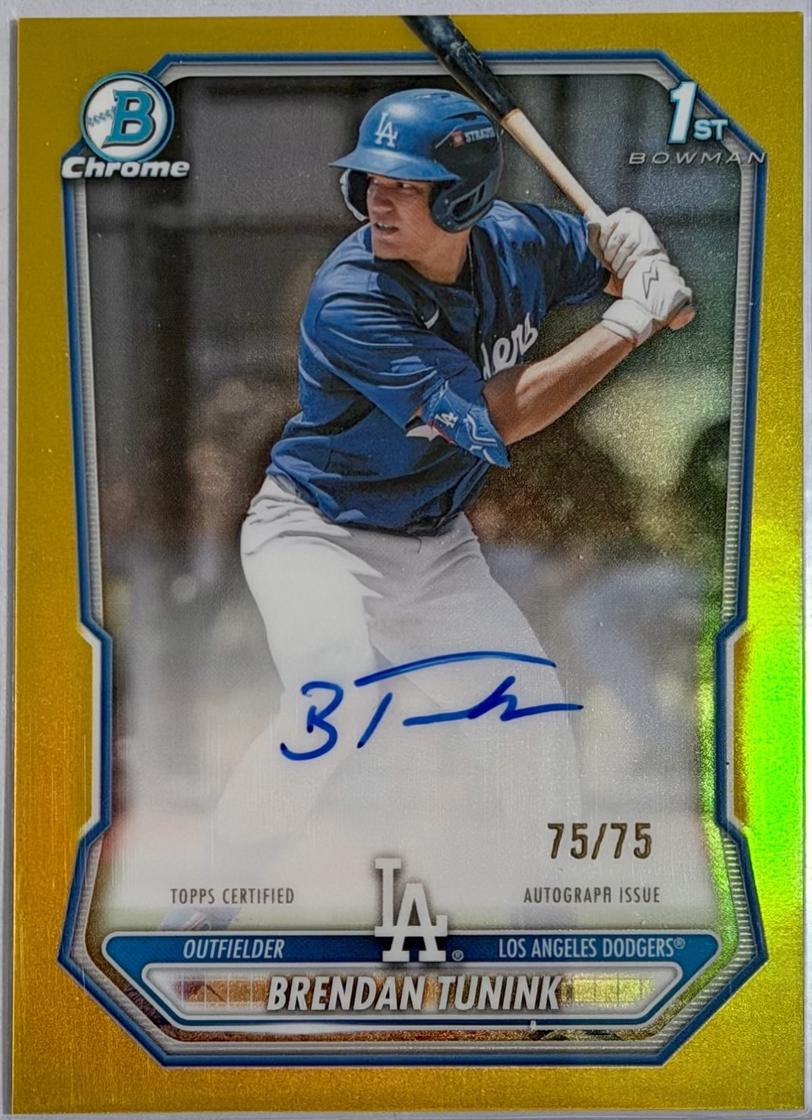 Brendan Tunink [Yellow Refractor] #CPA-BT