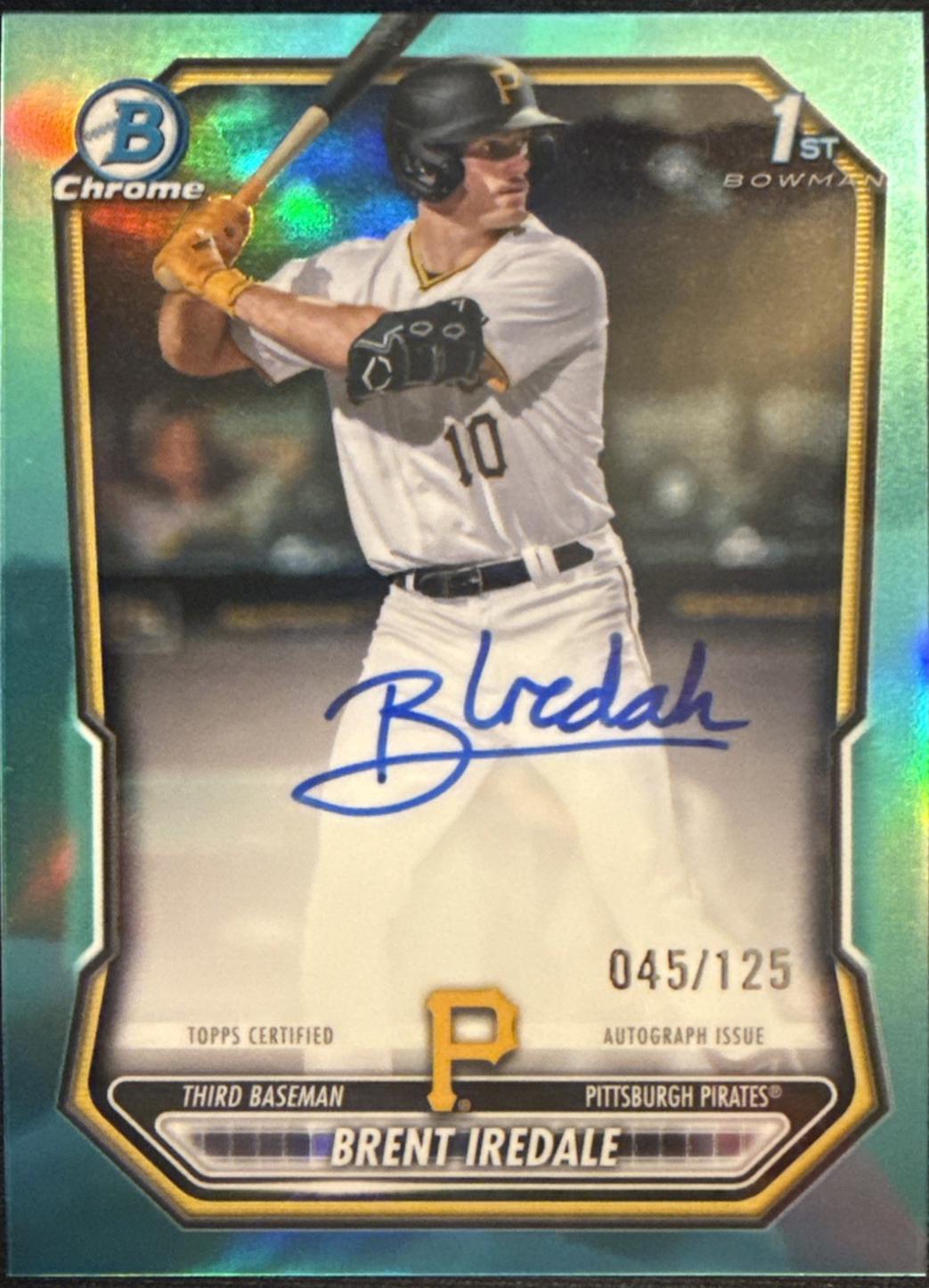 Brent Iredale [Aqua Refractor] #CPA-BI