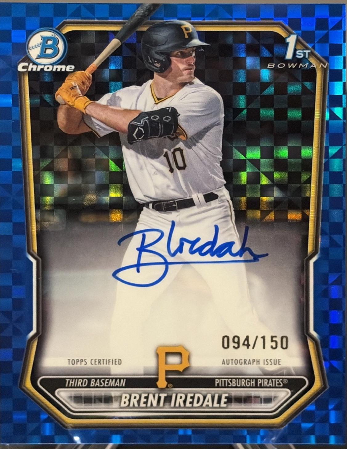 Brent Iredale [Blue X-Fractor] #CPA-BI