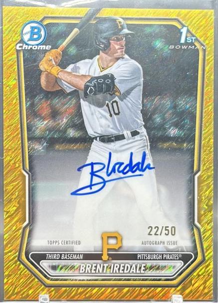 Brent Iredale [Gold Shimmer Refractor] #CPA-BI