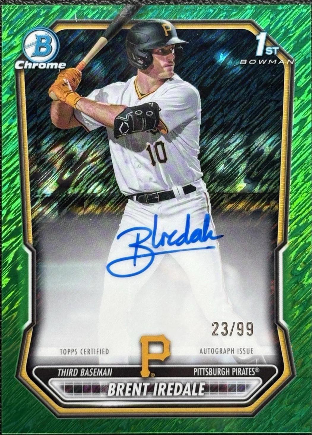 Brent Iredale [Green Shimmer Refractor] #CPA-BI