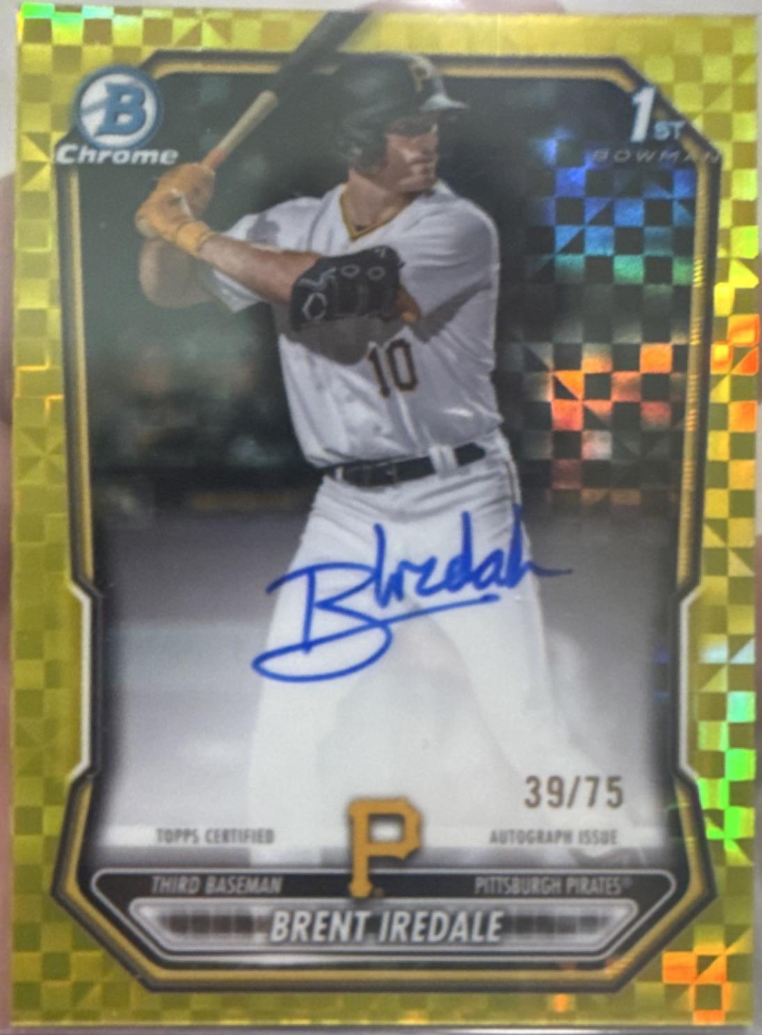 Brent Iredale [Yellow X-Fractor] #CPA-BI